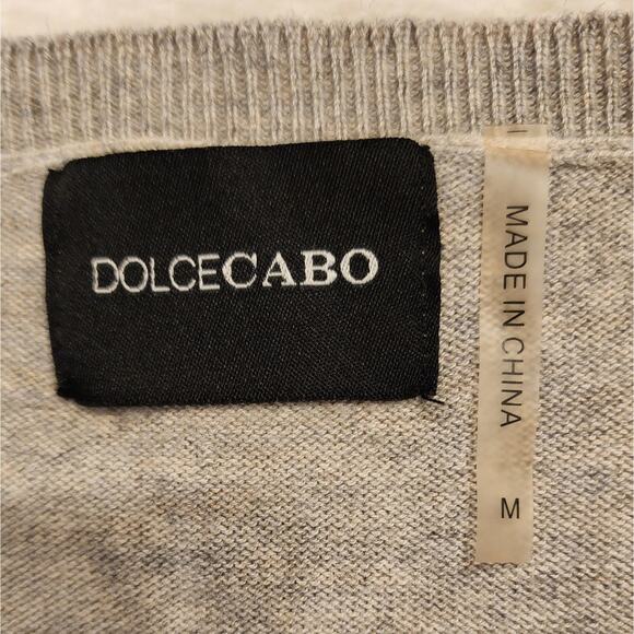 Dolce Cabo Faux Fur Cuff Pullover Sweater, Size Medium - Picture 6 of 12